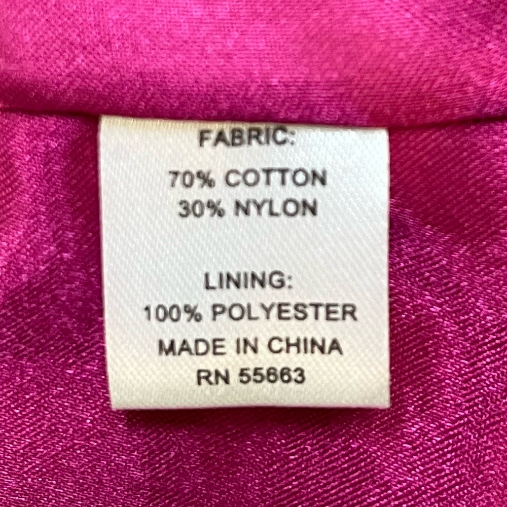 Princess Tailored Trench Coat Belted Double Breasted Pleated Hot Pink Size Large - Picture 10 of 16